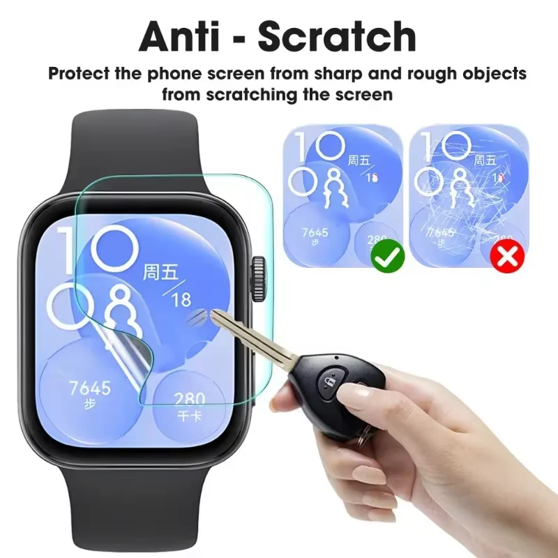 Film Hydrogel Souple et Flexible pour Huawei Watch Fit 3 4 5 Pro 2 ES