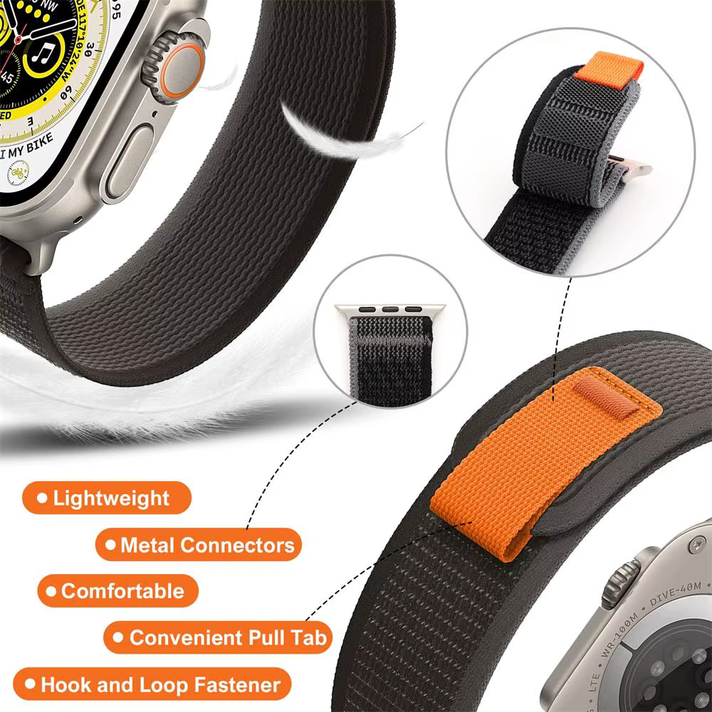 Bracelet à boucle Trail pour Apple Watch Ultra 3 2