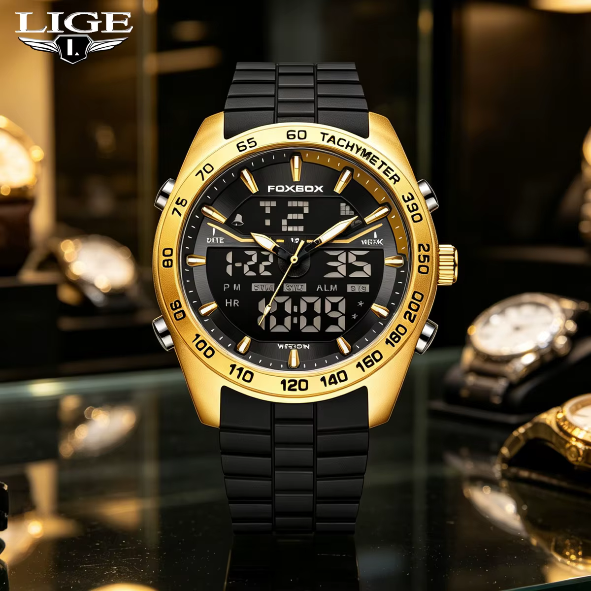 Montre chronographe de luxe pour homme FOXBOX