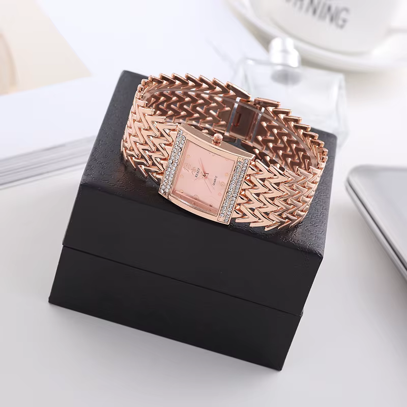 UTHAI W32 femmes mode montres à Quartz européen américain dame Bracelet montre diamants horloge fille montre-Bracelet bijoux