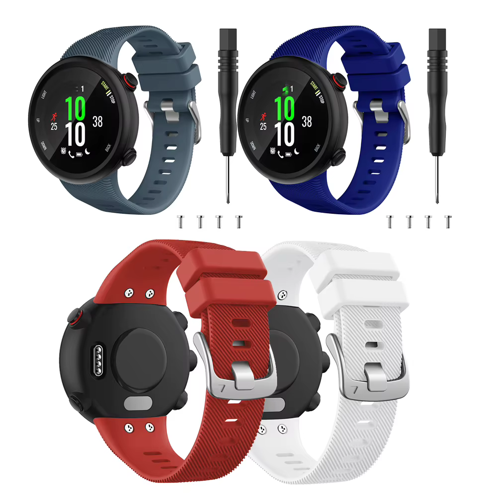 Bracelet de remplacement sport souple pour Garmin forerunner 45 45S