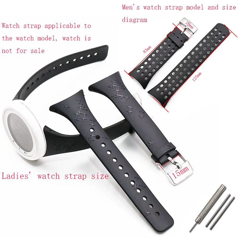 Bracelet de montre en Silicone