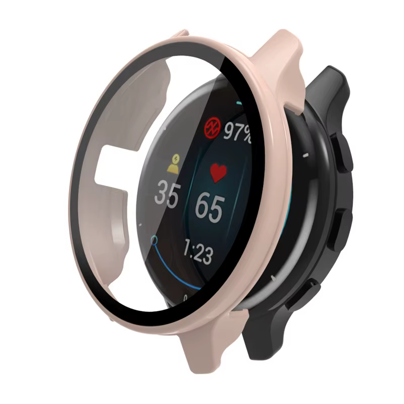 Étui de Protection d'écran en verre à coque rigide pour montre intelligente Garmin Venu 2/3