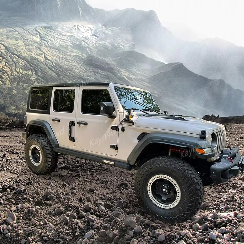Garde-boue de protection contre les éclaboussures, accessoires extérieurs tout-terrain 4x4, arc de roue avant et arrière, pour Jeep Wrangler JL 2018 – 2025