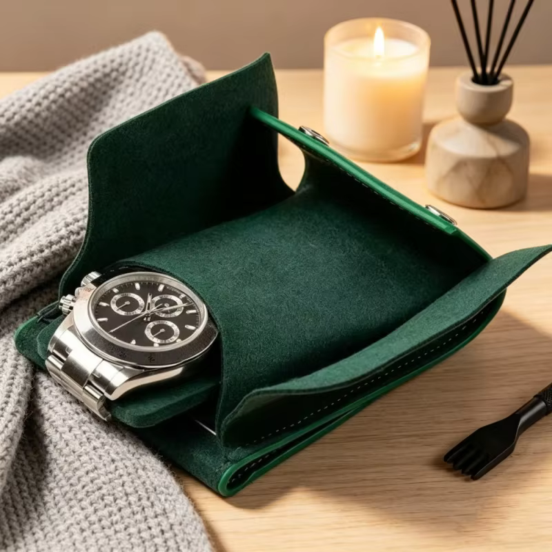 Boîte de rangement portable pour montres homme et femme
