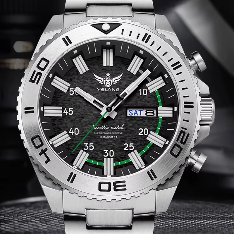 Montre de plongée pour homme Yelang V1035 44 mm