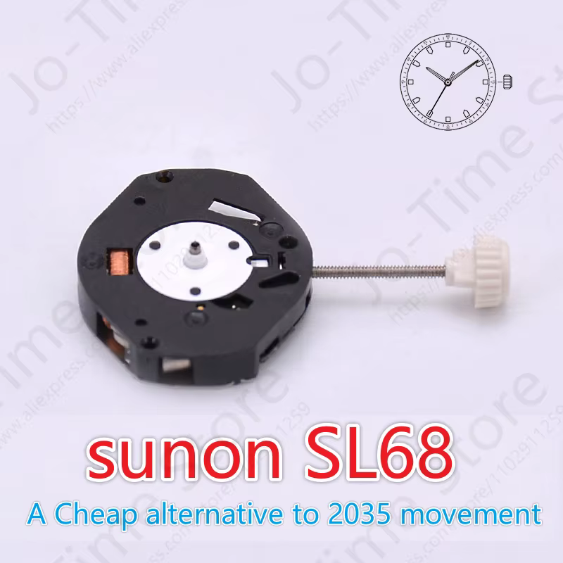 Sunon Sl68 mouvement de montre à Quartz Alternative bon marché à 2035 accessoires