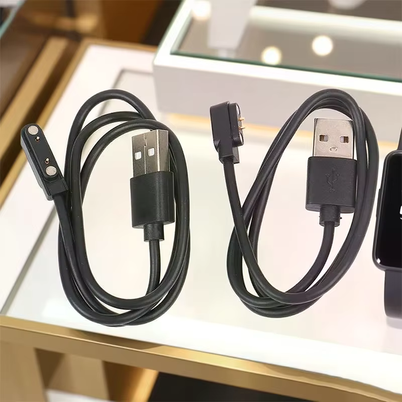 Cordon de chargeur de montre intelligente universel câble de charge magnétique 2 broches 4