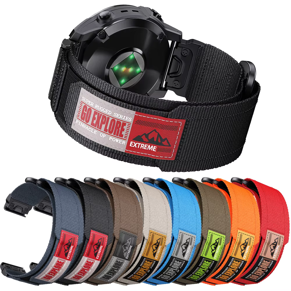 Bracelet de montre QuickFit 20mm 22mm 26mm pour Garmin Fenix 8 7 7X 7S 6 6X 6S 5X/Epix Pro 47mm 51mm/Tactix 7/Enduro 3