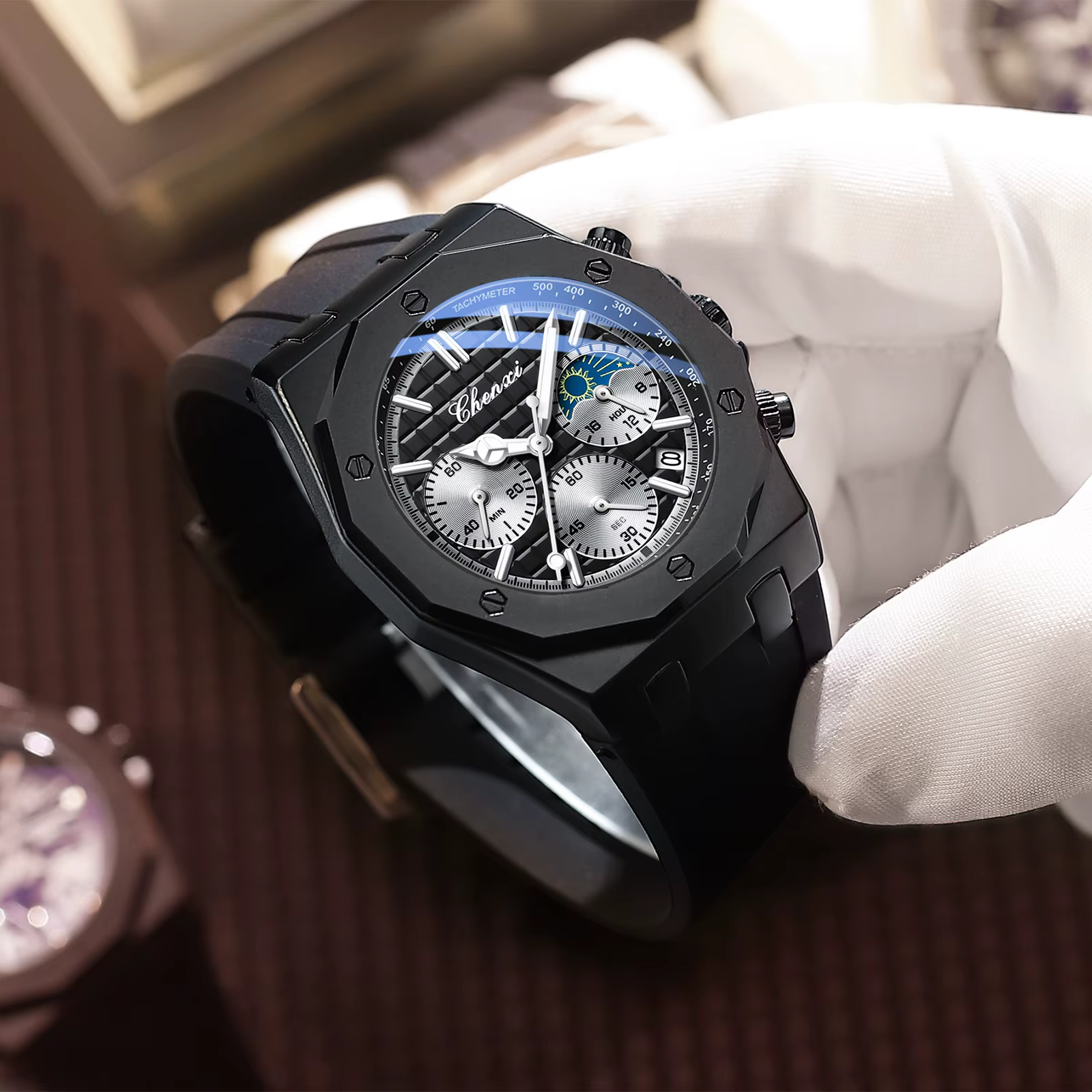 CHENXI Top marque montres de luxe pour hommes chronographe multifonctionnel Quartz