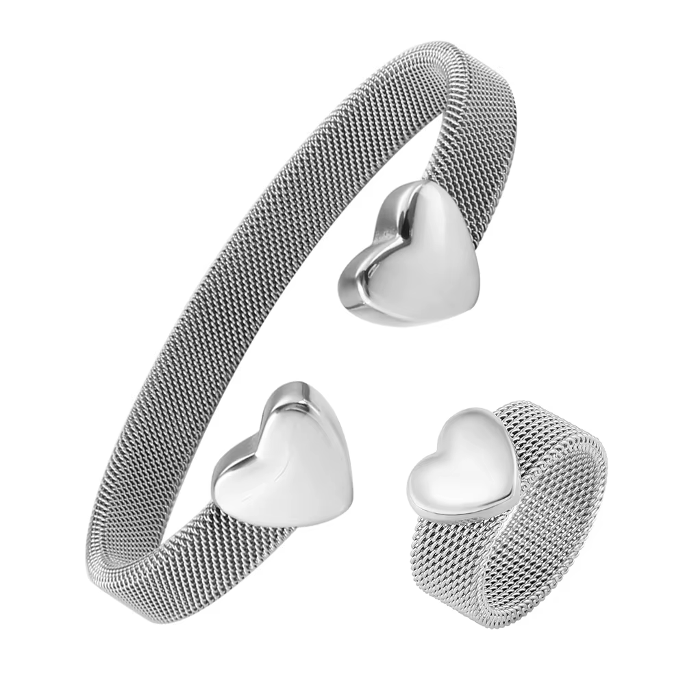 Bracelets en forme de cœur pour femmes et hommes