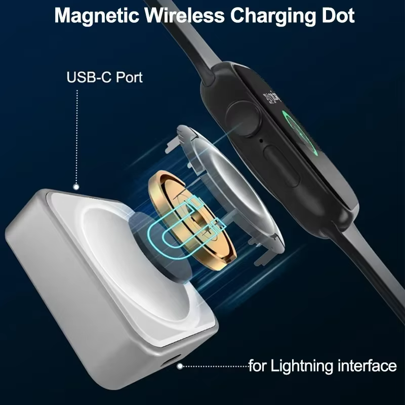 Chargeur rapide sans fil pour montre magnétique Portable