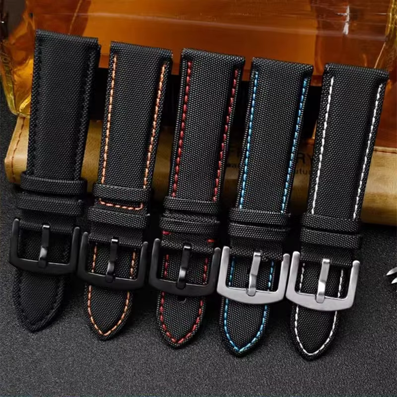 Bracelet de montre en nylon souple à dégagement rapide pour homme