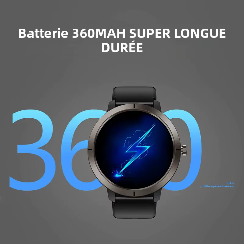 Montre connectée GPS sportive avec écran AMOLED de 1