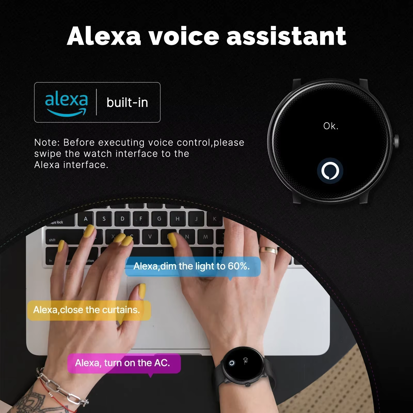 Montre connectée Alexa