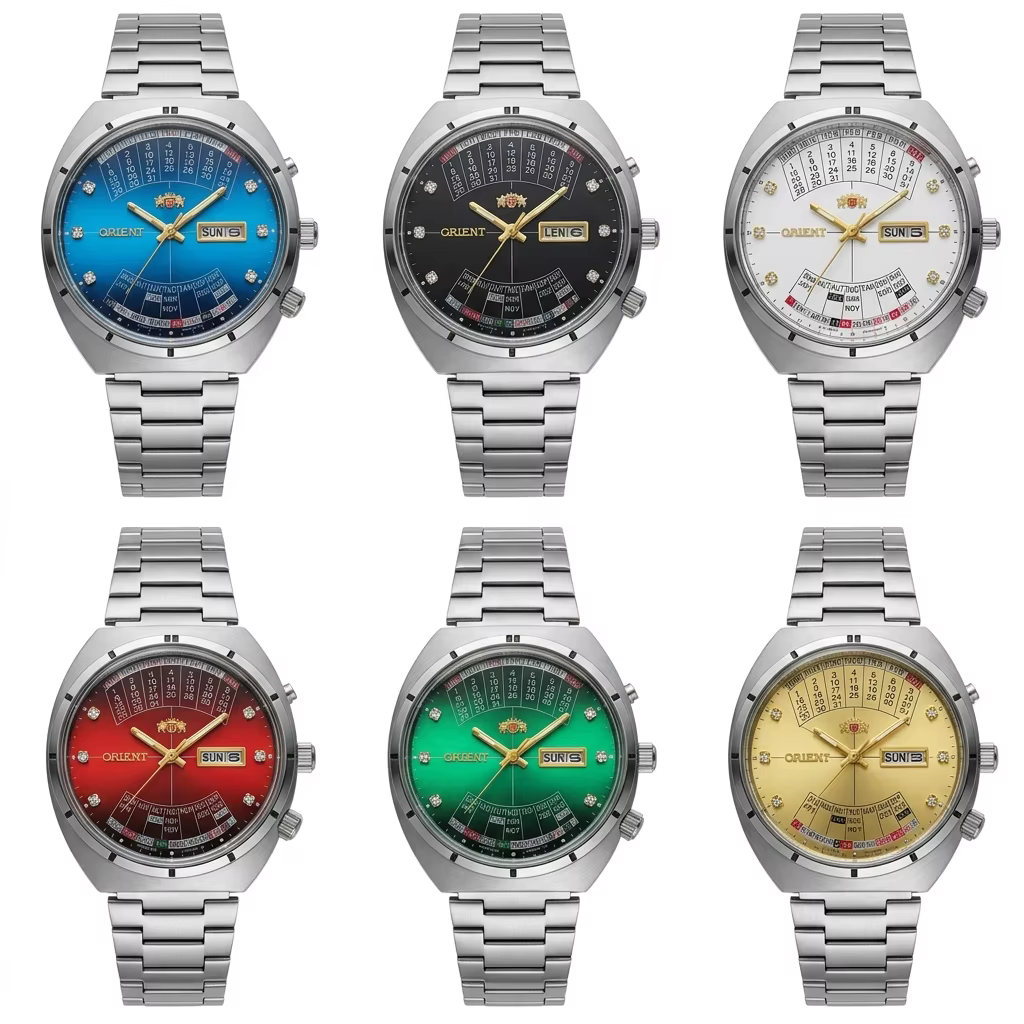 Montre automatique pour homme Orient Retro Perpetual Calendar