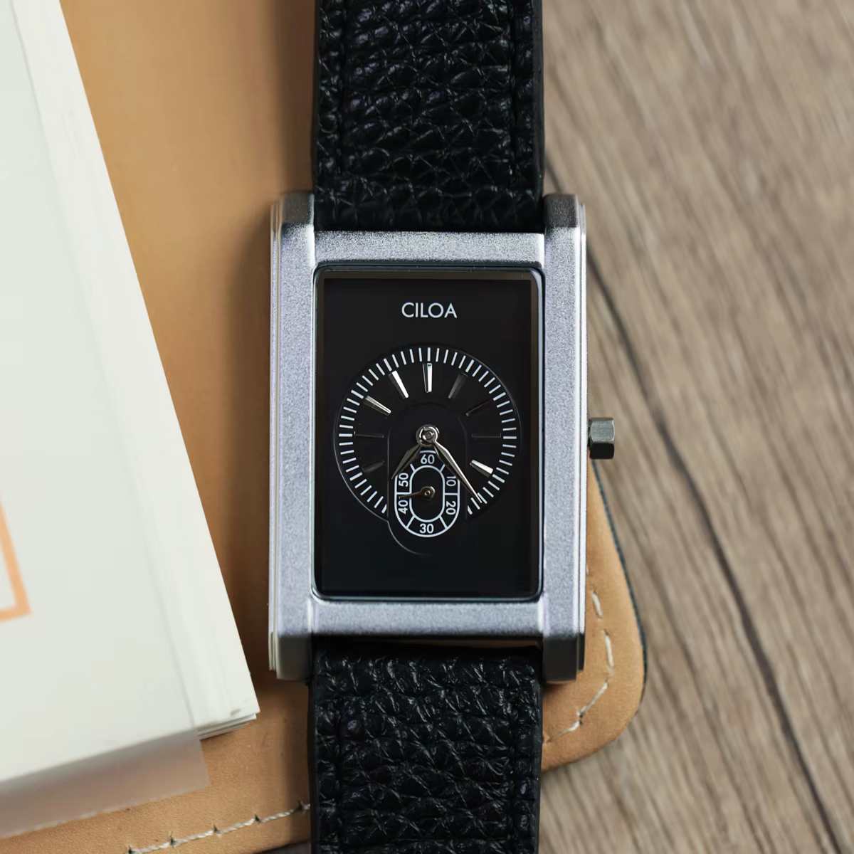 CILOAtank carré haute qualité montre hommes marque véritable cadeau rétro affaires hommes 2025 nouvelle étanche lumière luxe montre pour hommes