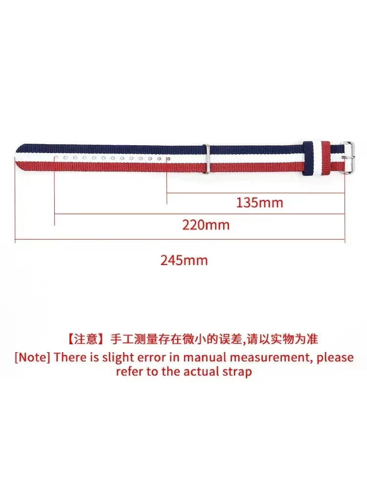 Bracelets de montre en nylon respirant pour hommes et femmes