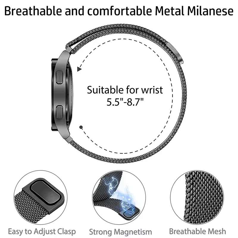 Pour Amazfit bip 6-5-3/u/pro Bracelet Sport 20mm/22mm