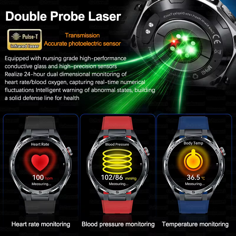 Nouvelle montre connectée ECG pour soins de santé
