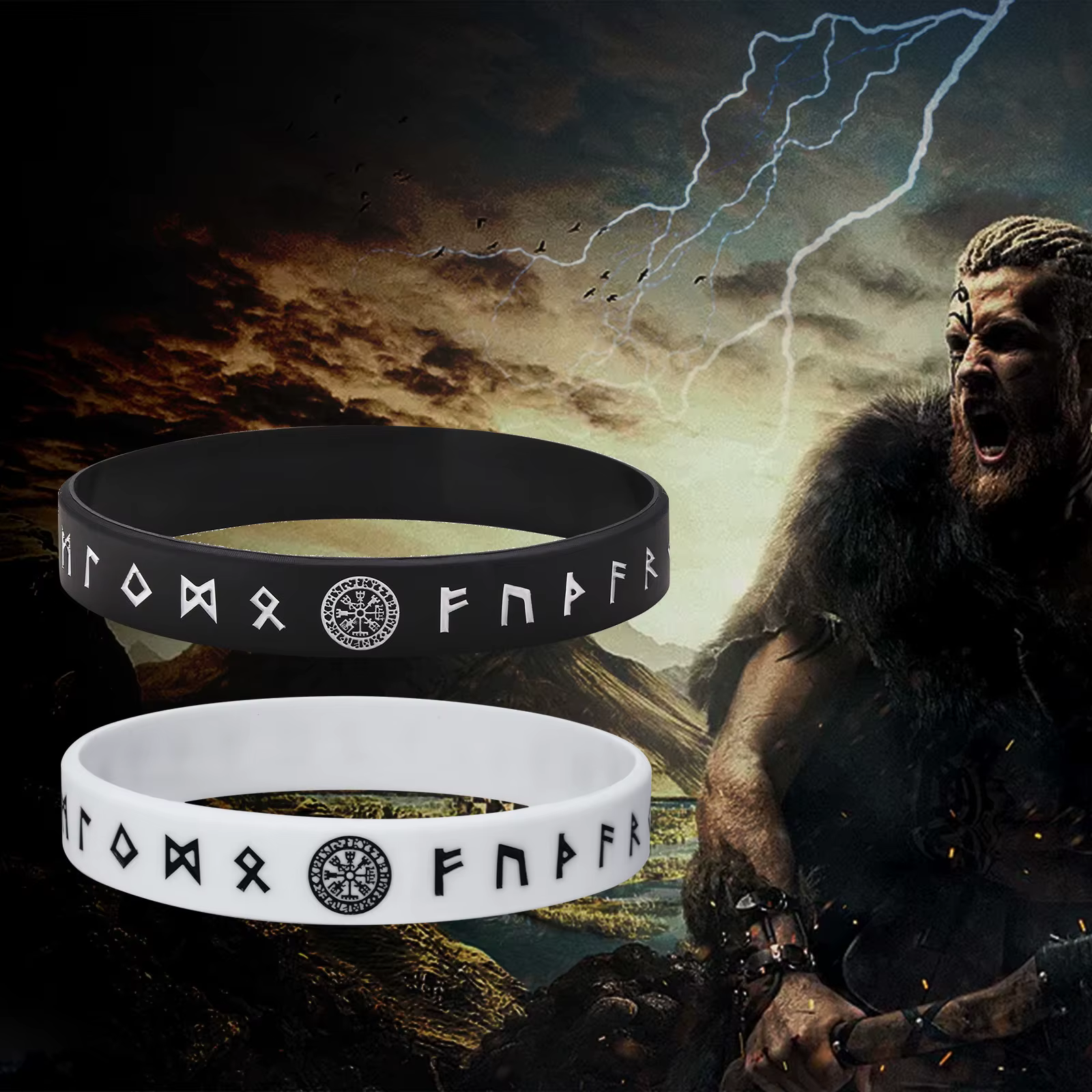 Vnox – Bracelet en Silicone pour hommes