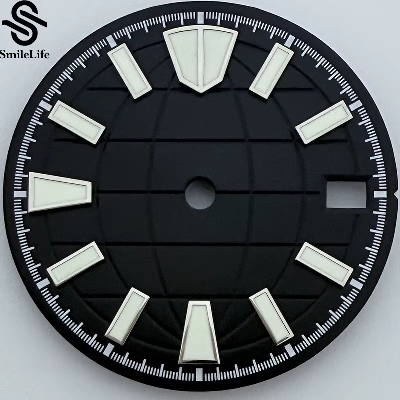 Montre mécanique verte lumineuse