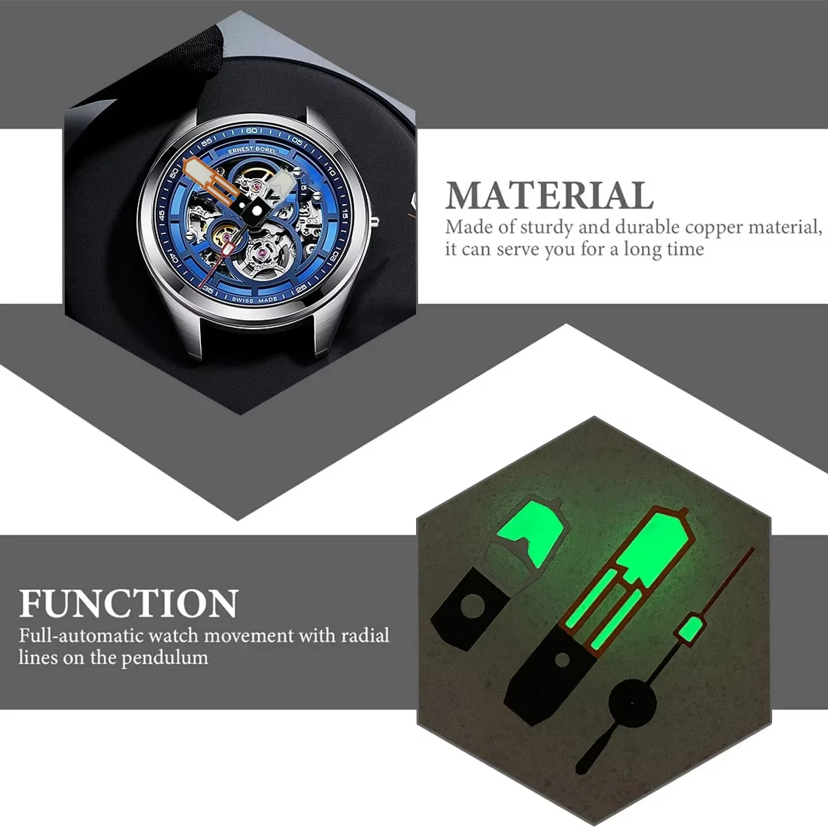 Accessoires de montre modifiés