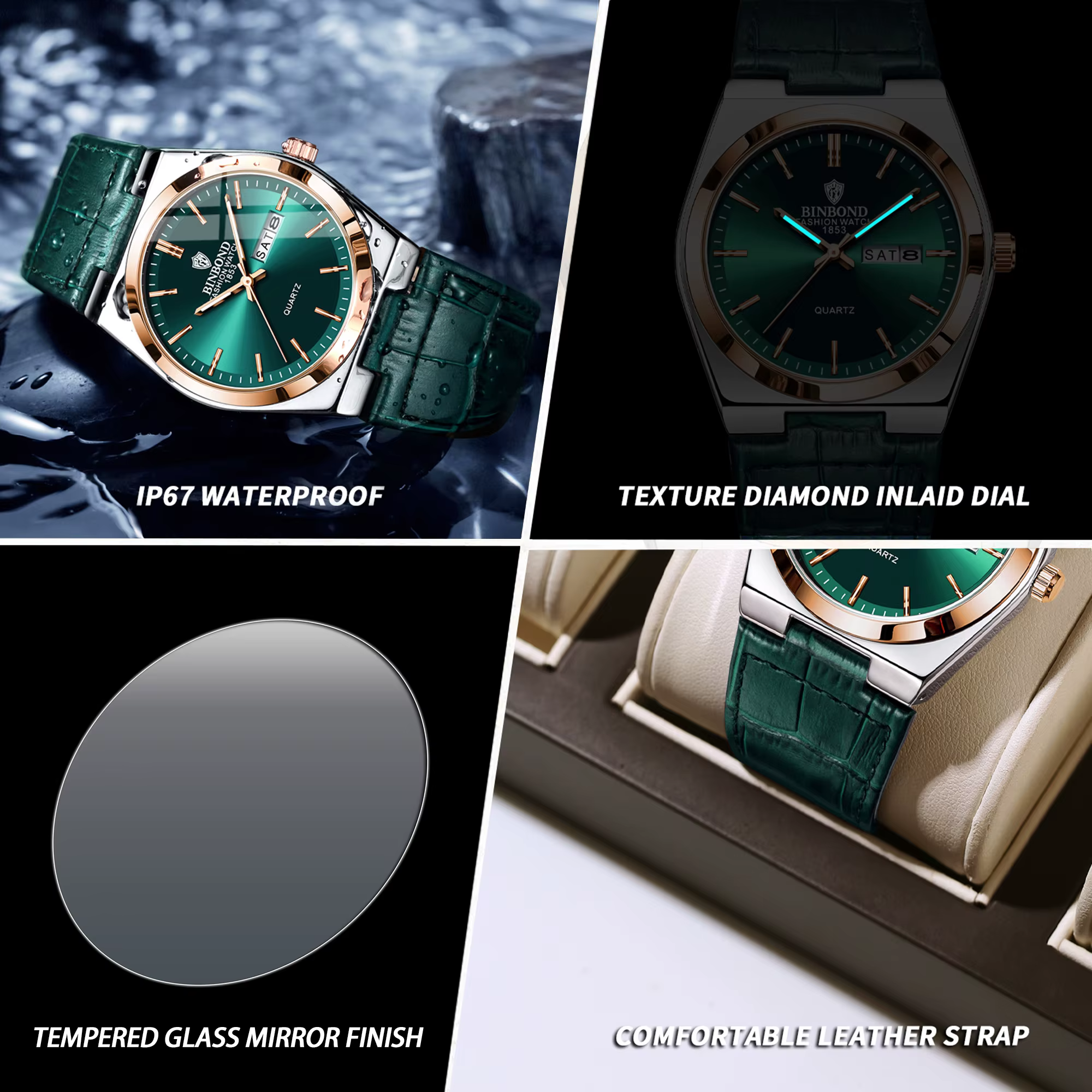 Montre homme BINBOND durable