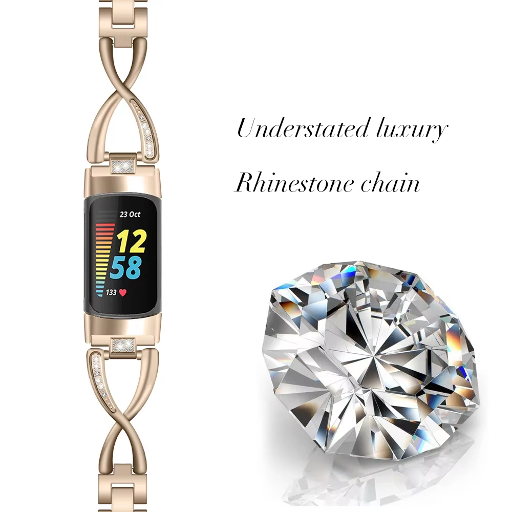 Bracelet de montre à la mode pour Fitbit Charge 5