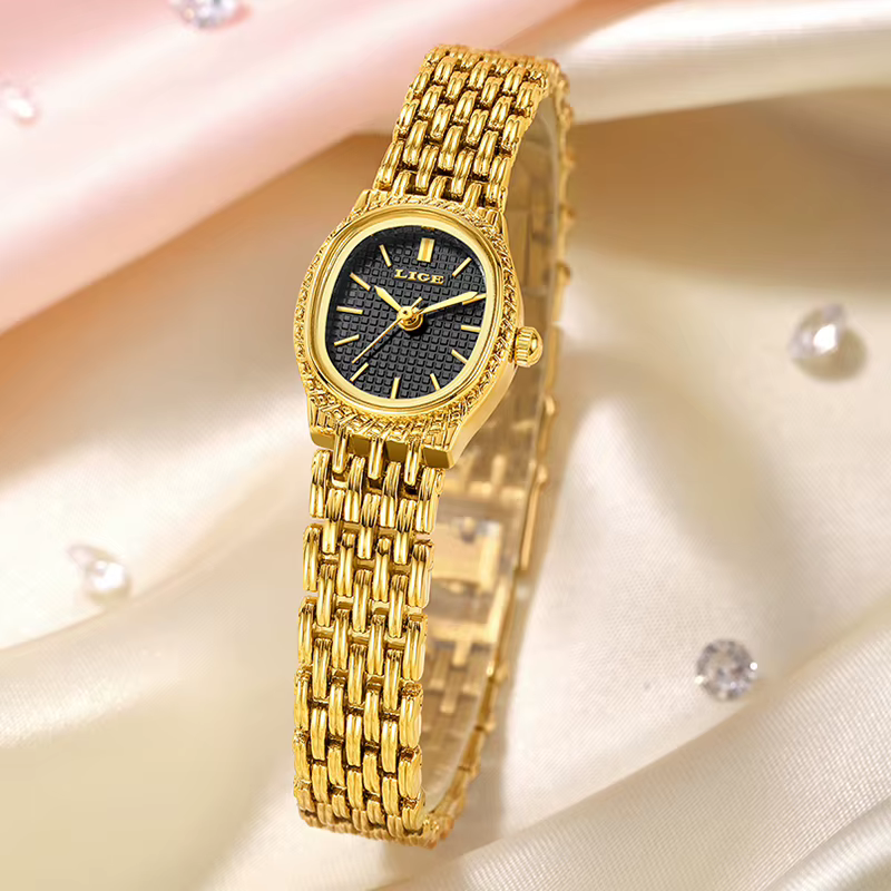 LIGE nouvelles montres à Quartz pour femmes Simple luxe mode élégante femme montre-bracelet étanche montre cadeau pour fille Relogio Feminino