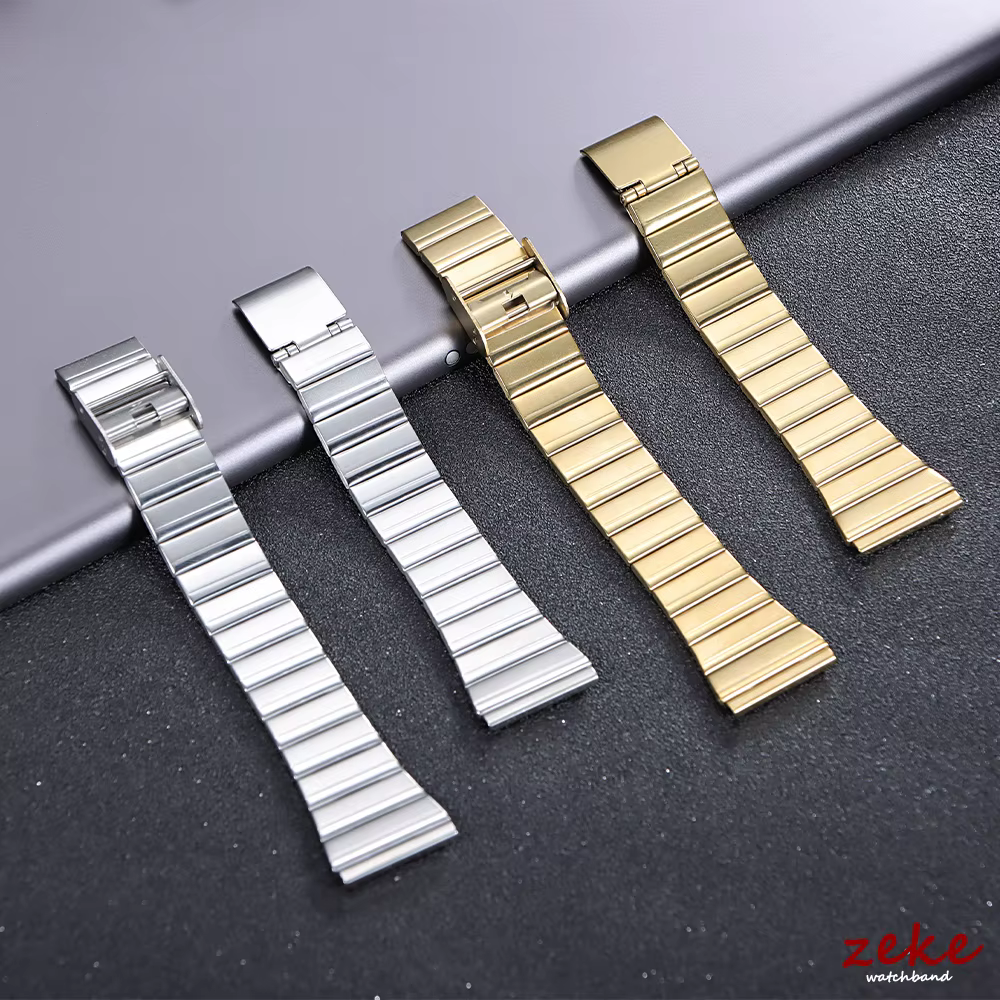 Bracelet de montre en métal 18mm 20mm pour Casio F91W/A158/A159/A168/A169/B650/AQ230/SGW400, Bracelet Ultra-fin Vintage en or