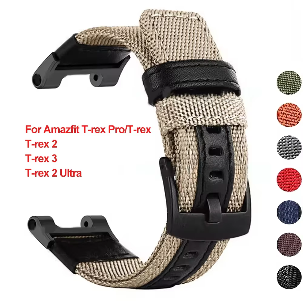 Nouveau Bracelet en Nylon pour Amazfit t-rex 2 3 Ultra