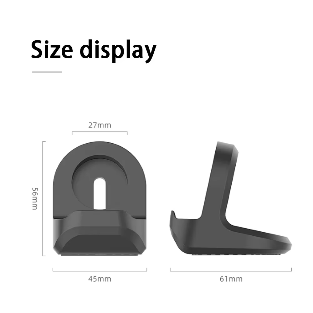 Support de chargeur en Silicone pour Apple Watch série 9 8 7 6 5 4 SE