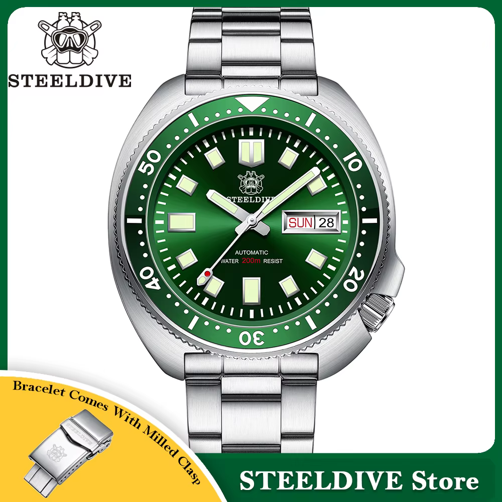 Montres de plongée automatiques STEELDIVE SD1970W