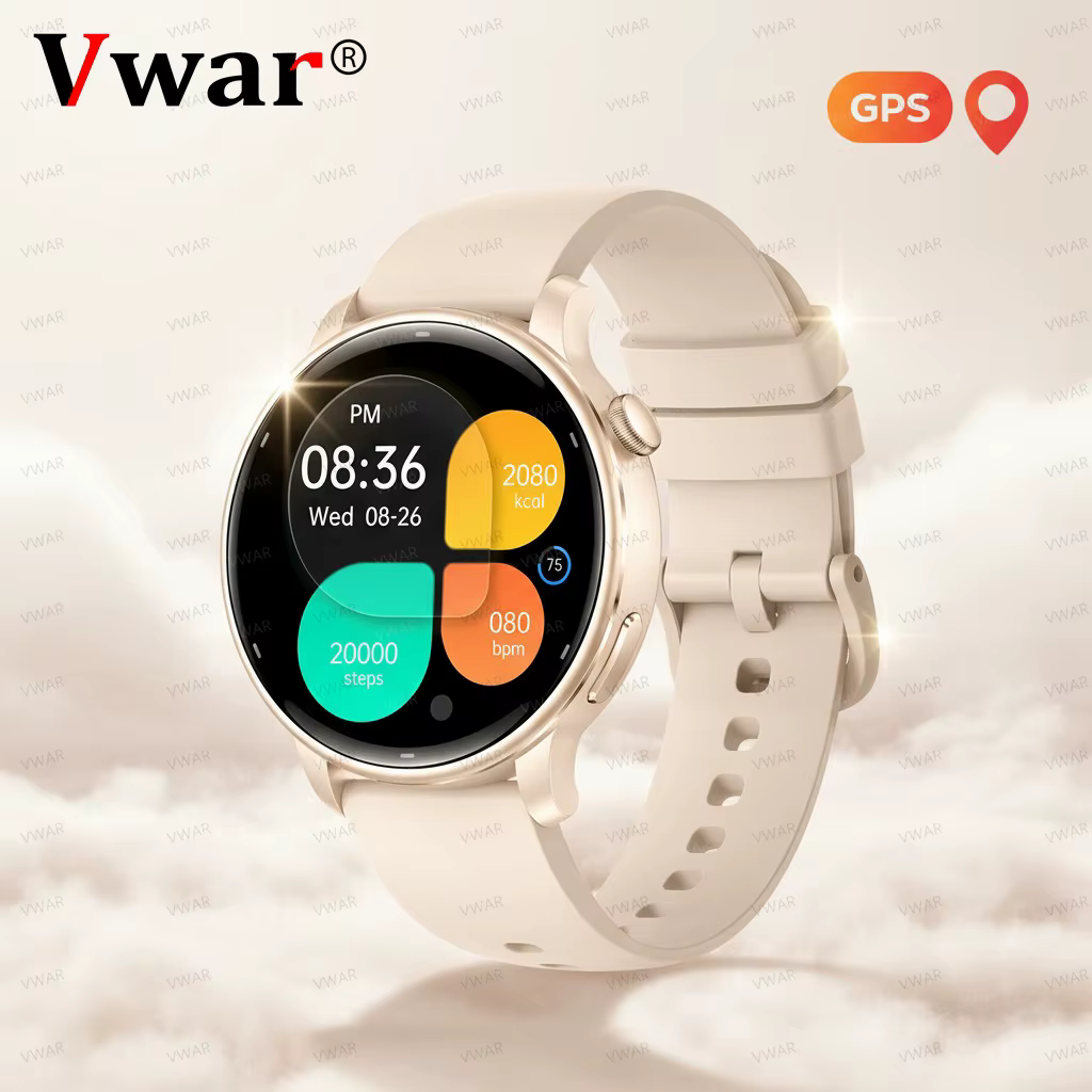 2025 nouvelle dame mode GPS montre intelligente femmes AMOLED HD écran fréquence cardiaque Bluetooth appel étanche extérieur SmartWatch pour Xiaomi