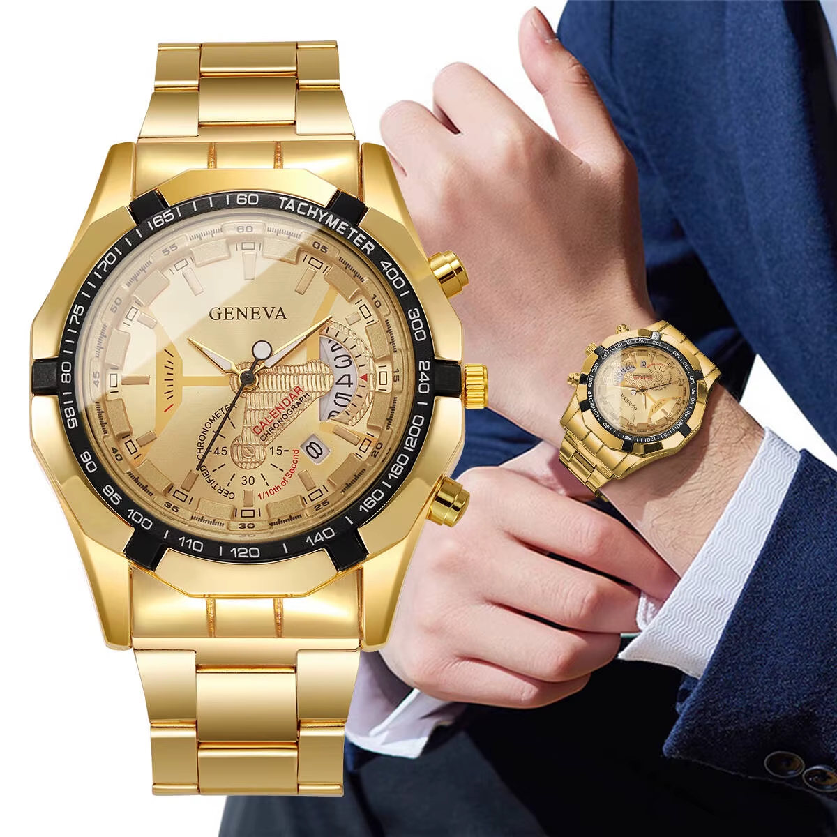 Montres d'affaires de luxe pour hommes
