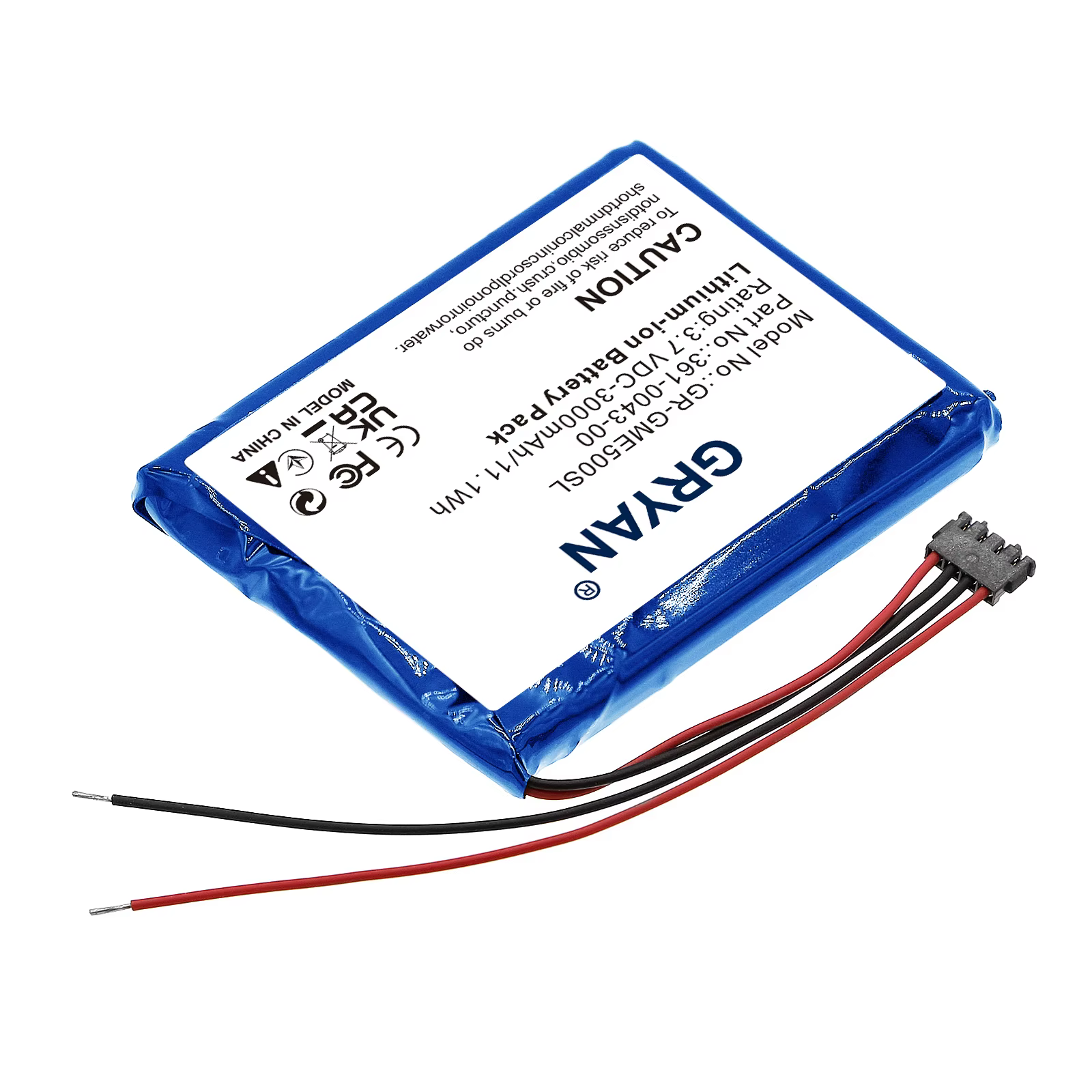 Batterie 3000mAh GPS 010-01626-02 361-00043-01 361-00043-00 pour Garmin Edge 820 520 200 205 500
