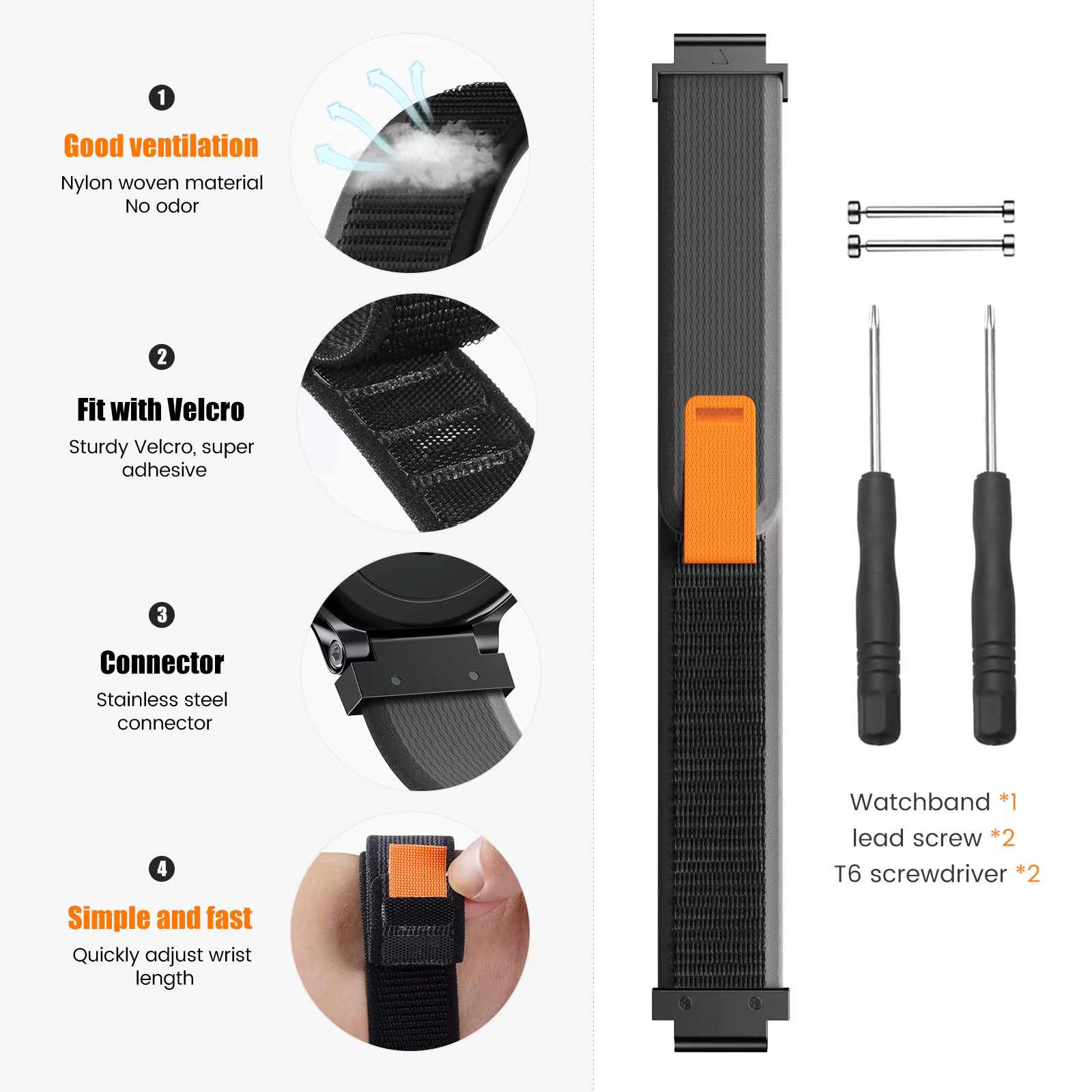 Bracelet de montre pour Garmin Forerunner 735XT