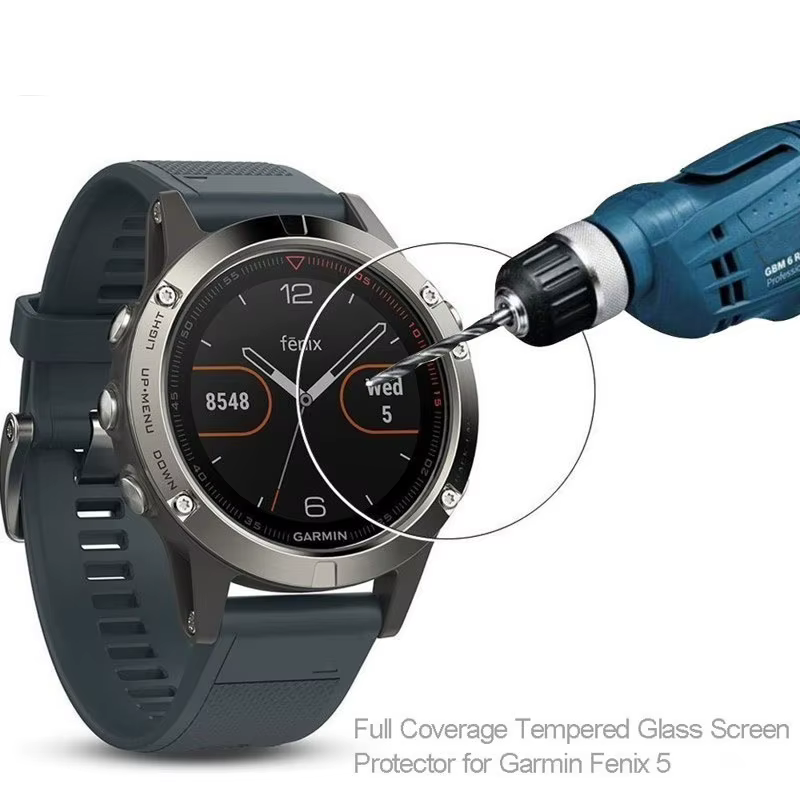 Pour Garmin Fenix 5 5S 5X Plus 6 6S 6X Por 7 7X epix Pro 47 51mm instinct Vivoactive 3 protecteur d'écran en verre trempé SmartWatch