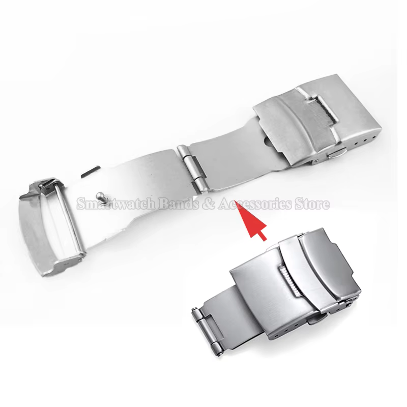 Bracelet de montre en maille requin 4.0mm d'épaisseur pour Omega