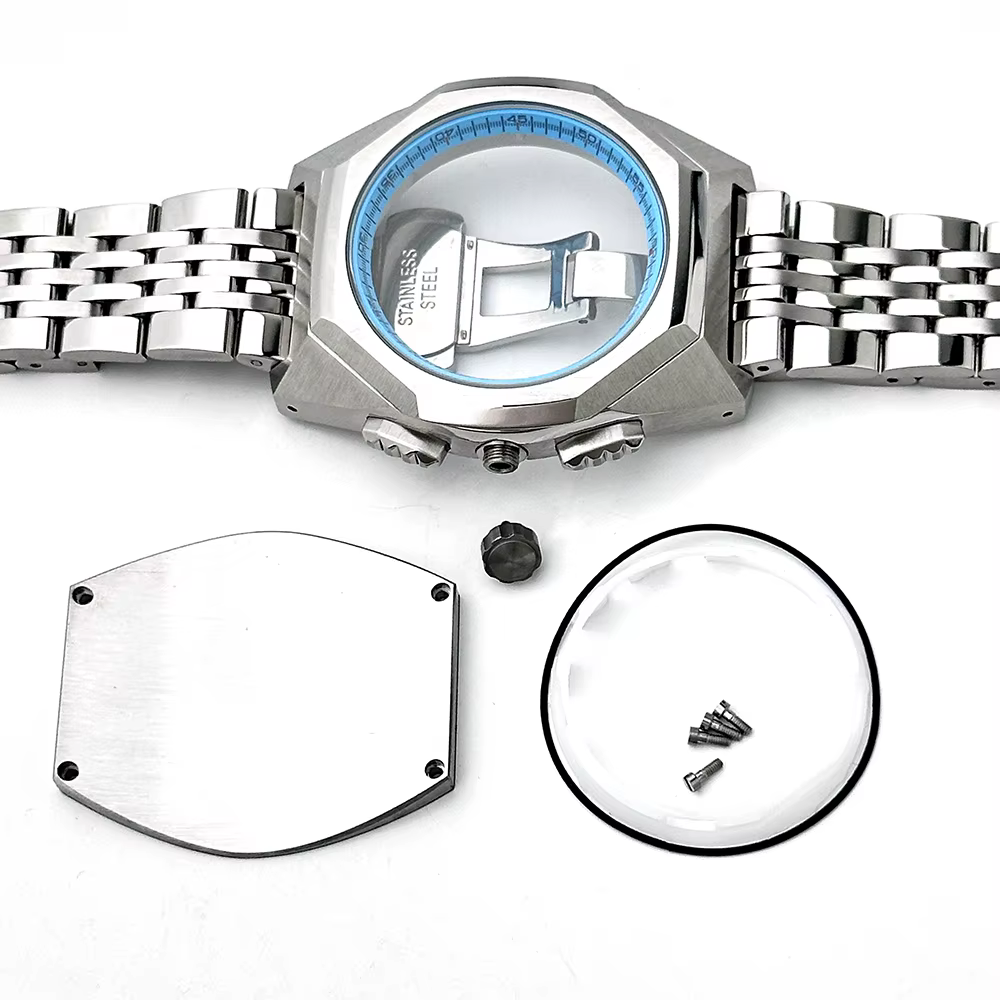 Boîtier de montre octogonal VK63 de 44