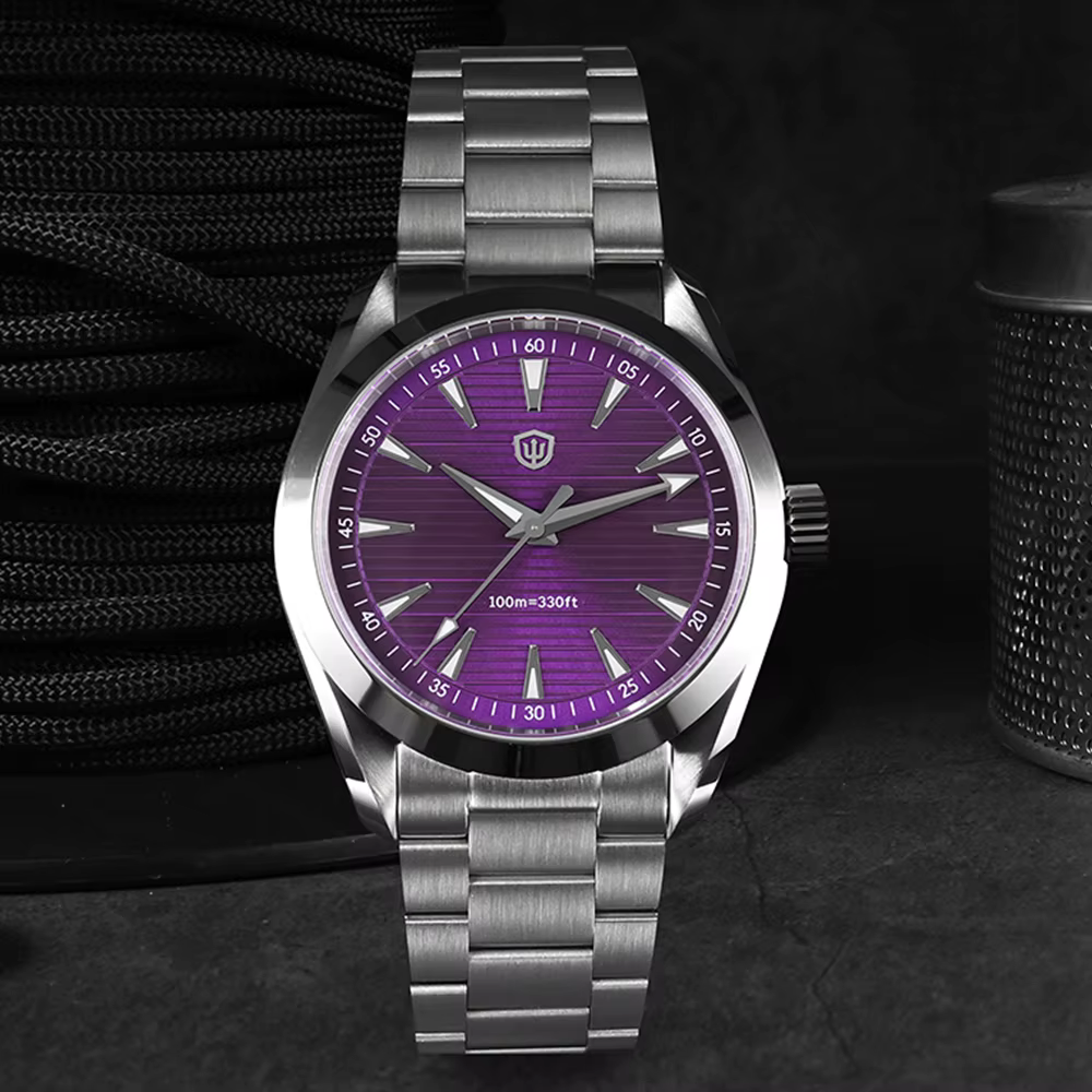 Watchdives WD0006 montre VH31 balayage deuxième mouvement dôme saphir cristal BGW9 lumineux 10Bar étanche 38mm montres Vintage