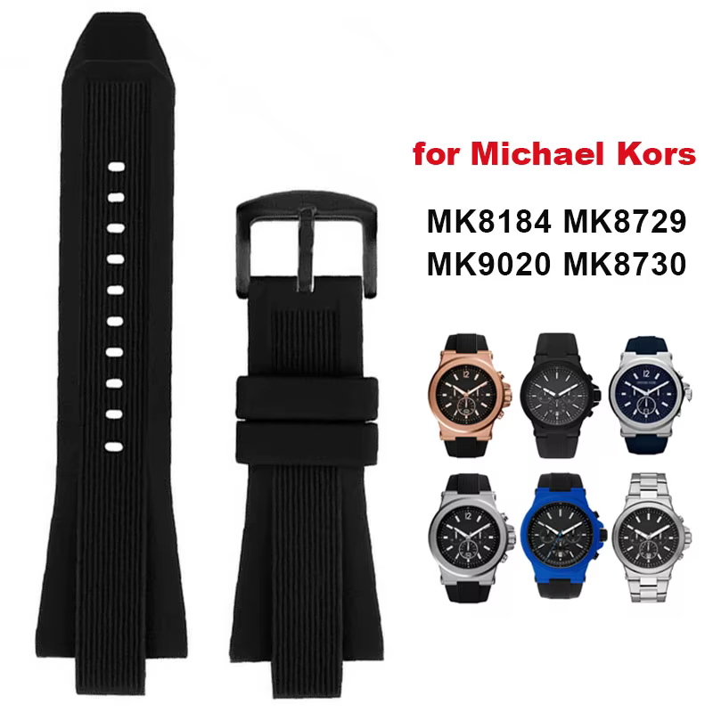 Bracelet de montre en Silicone 29mm x 13mm