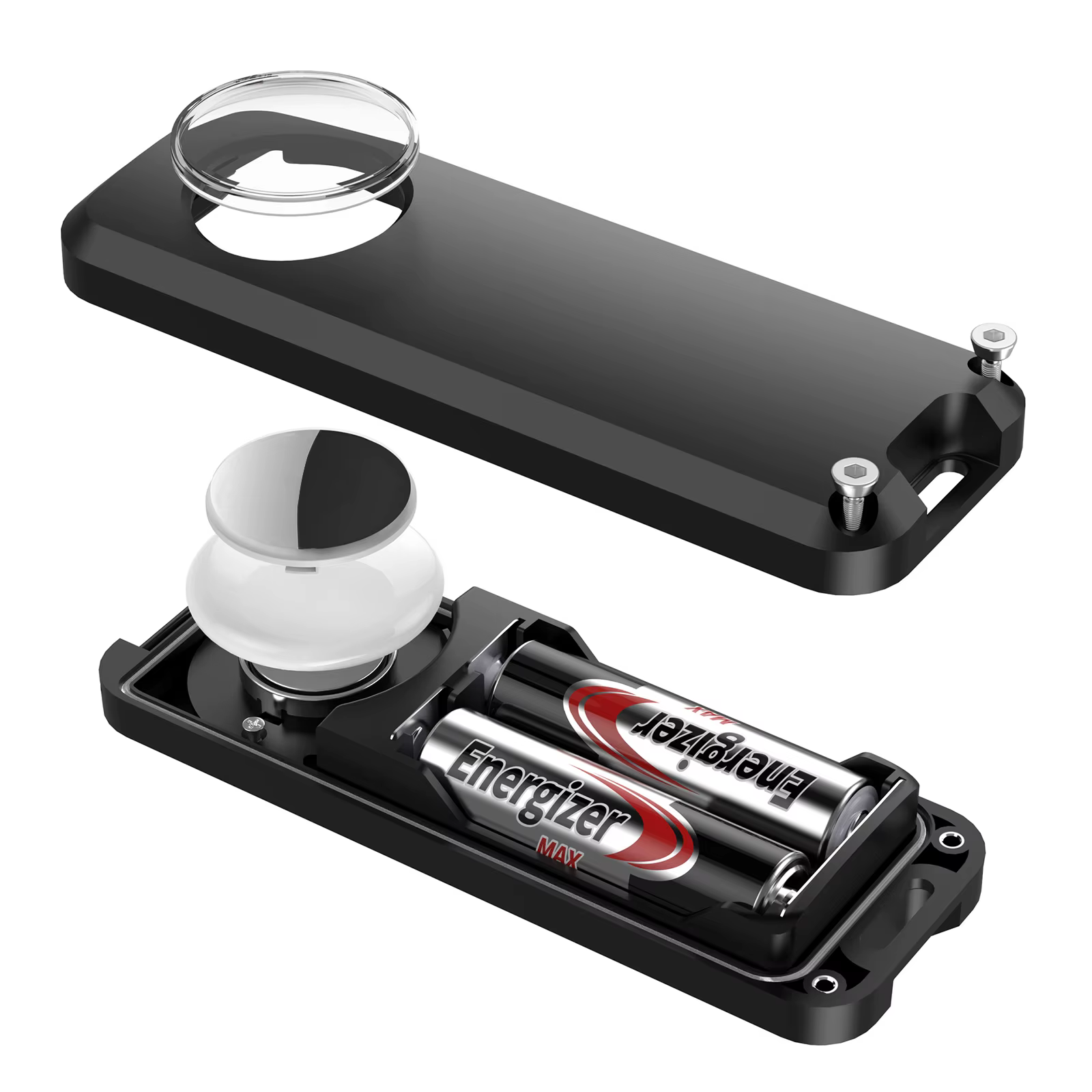 Boîtier de batterie étanche d'Airtag avec bâton de suivi GPS, étiquette de localisation Anti-perte alimentée par batterie pour voitures, remorques, motos