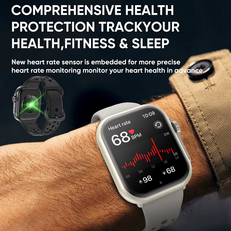 Montre Ultra 2 SE hommes femmes 1000mAh 150 + Mode Sport fréquence cardiaque HD Bluetooth appel GPS piste étanche