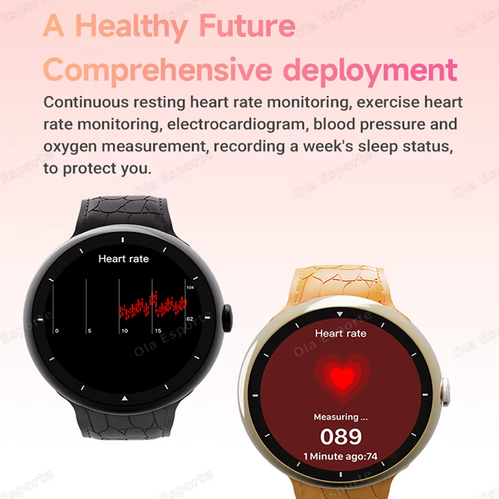 Montre intelligente 2.09 pouces AMOLED écran Bluetooth appel boussole Tracker hommes montres de sport moniteur de santé femmes Smartwatch étanche
