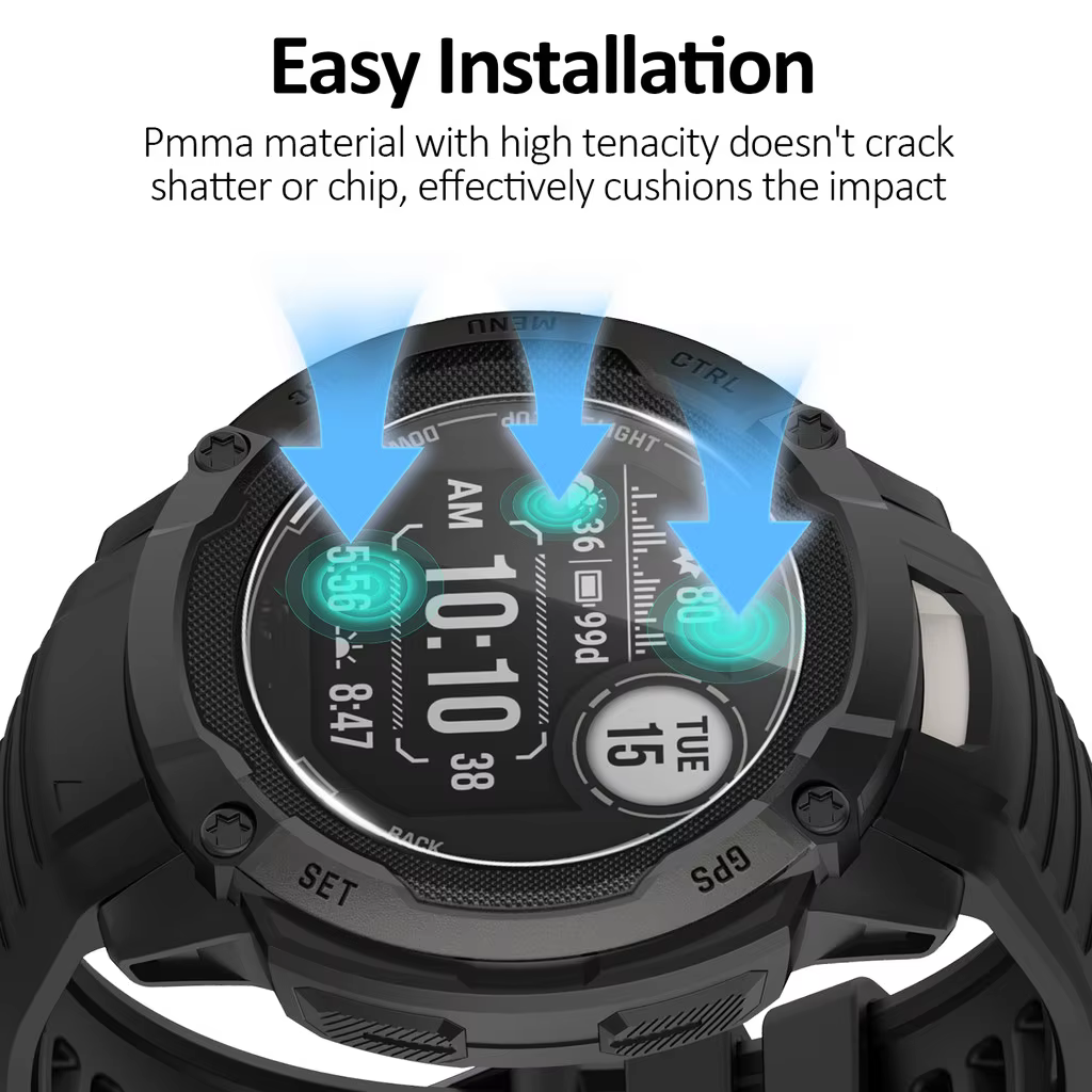 Protecteur d'écran en verre trempé pour Garmin Instinct 2X