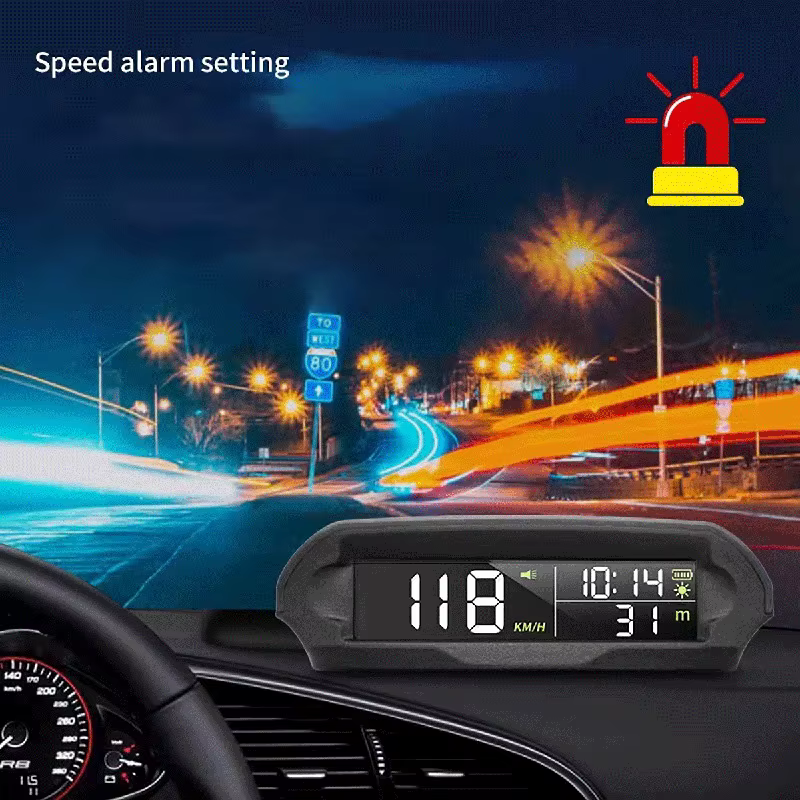 Compteur de vitesse GPS automatique avec charge solaire