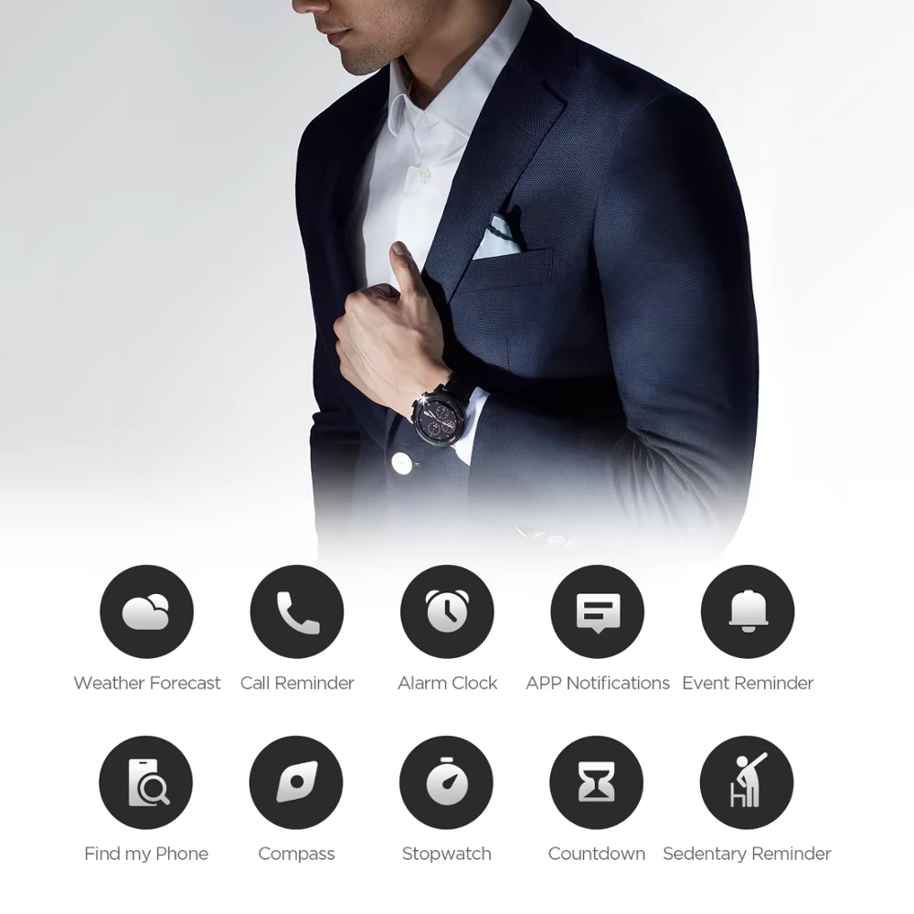 Amazfit-Montre de sport connectée Stratos 2 pour Android et iPhone 5iko