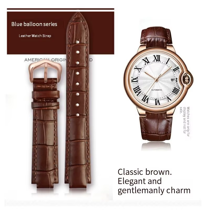 Bracelet de montre en cuir pour femmes